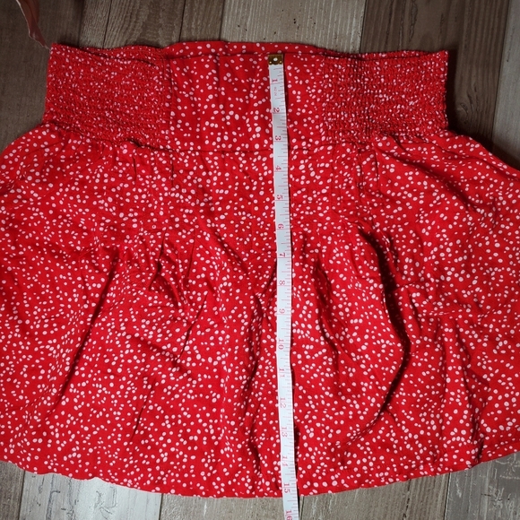 Gap Red Polka Dot Mini Skirt Women's Size Small 100% Rayon NWOT - Picture 7 of 13